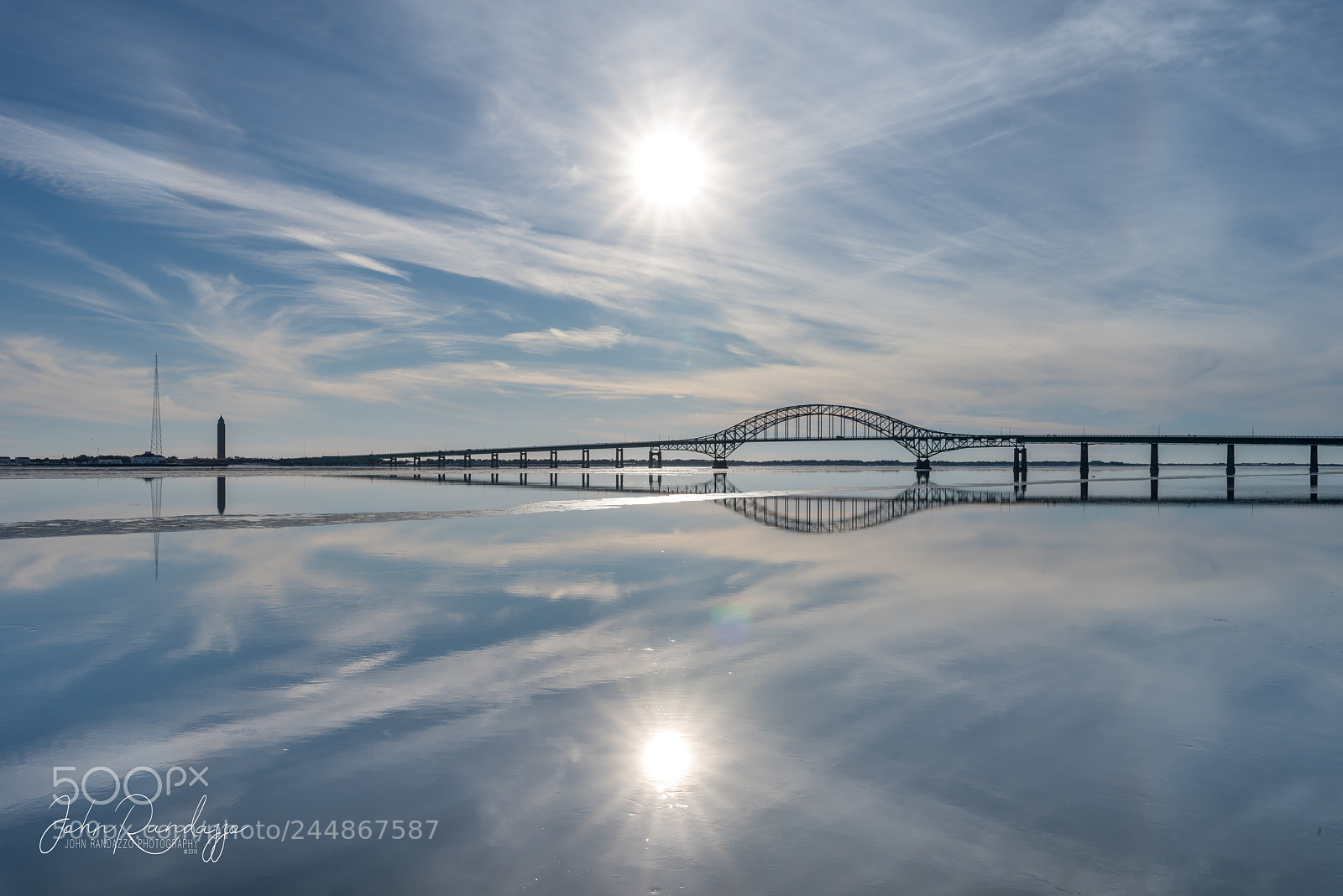 Nikon D810 sample photo. Fire island inlet bridge photography