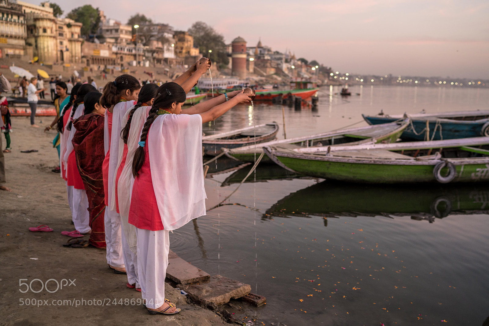 Sony a7R II sample photo. Morning rituals, varanasi photography