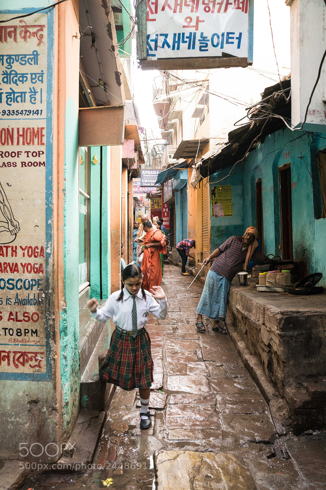 Sony a7R II sample photo. Street life, varanasi photography