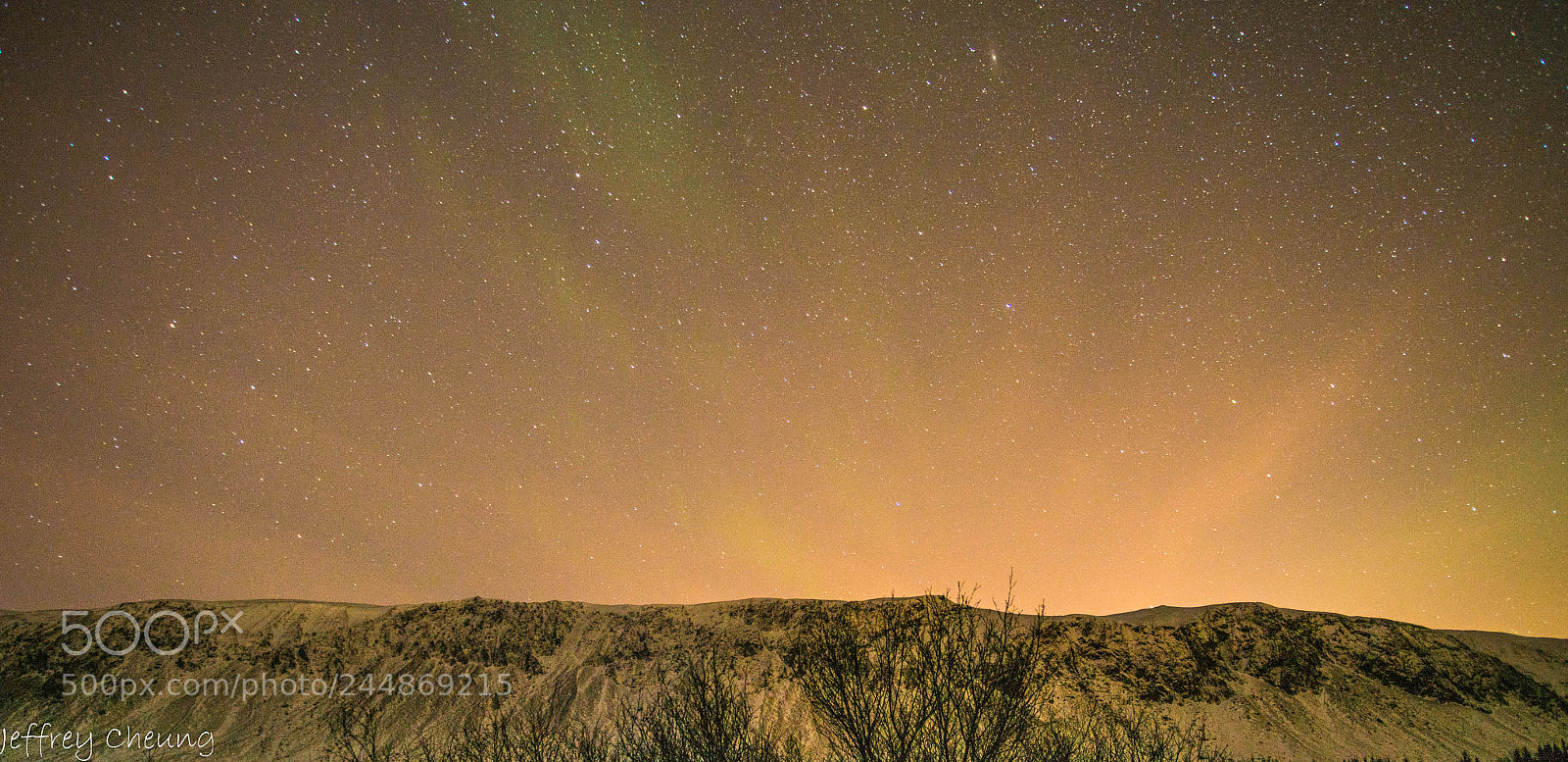 Sony a7R II sample photo. Mountain lights photography