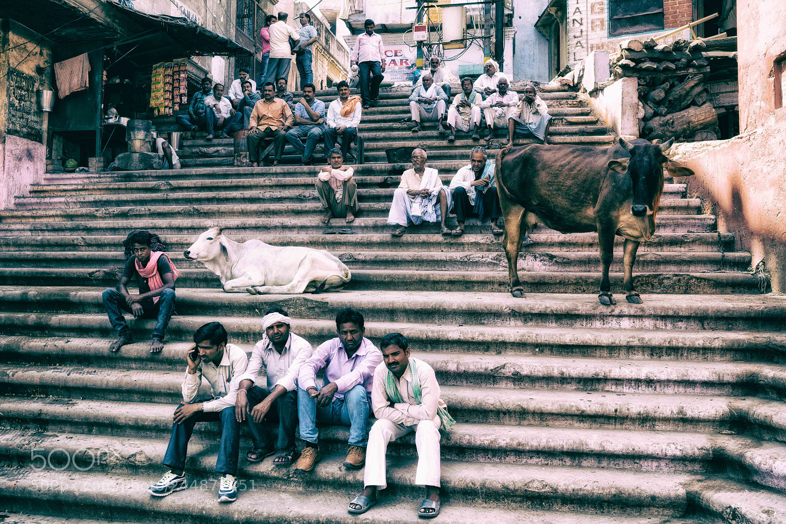 Sony a7R II sample photo. Sacred rituals, varanasi photography