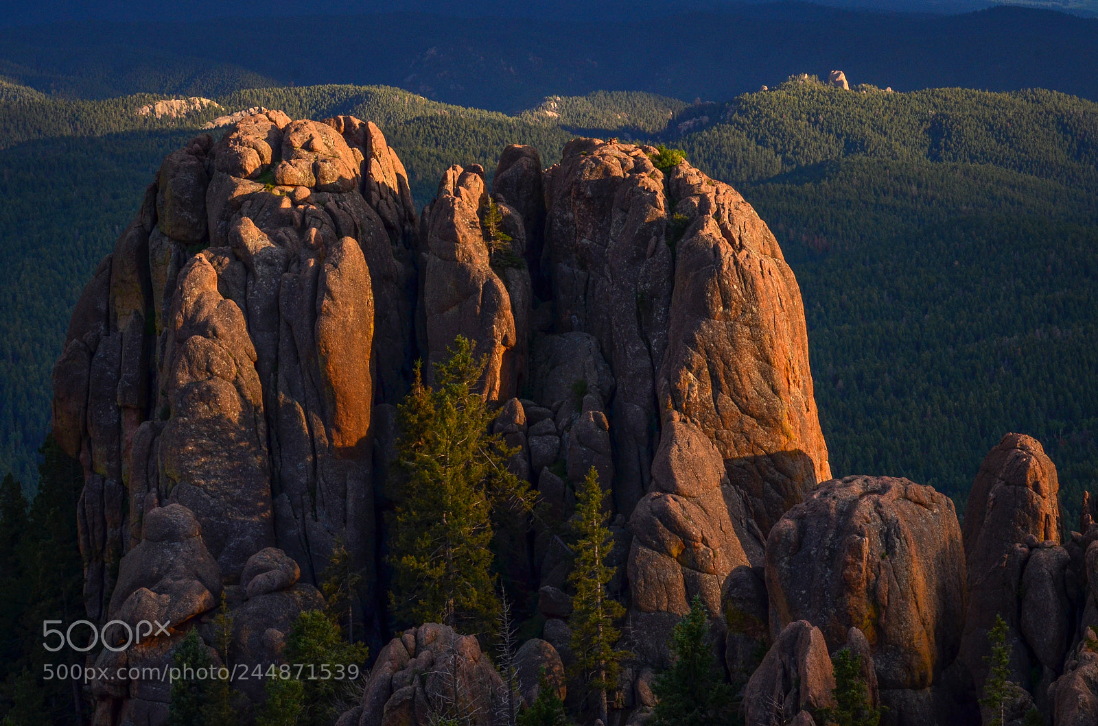 Nikon D7000 sample photo. Sunseting on devils head photography