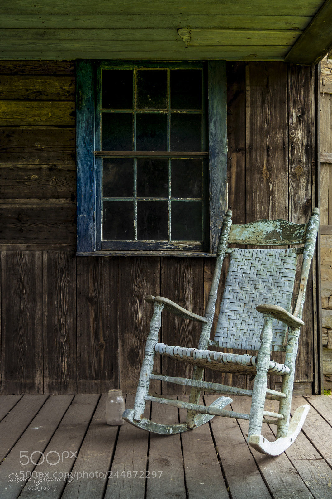 Nikon D7100 sample photo. Porch rocker color photography