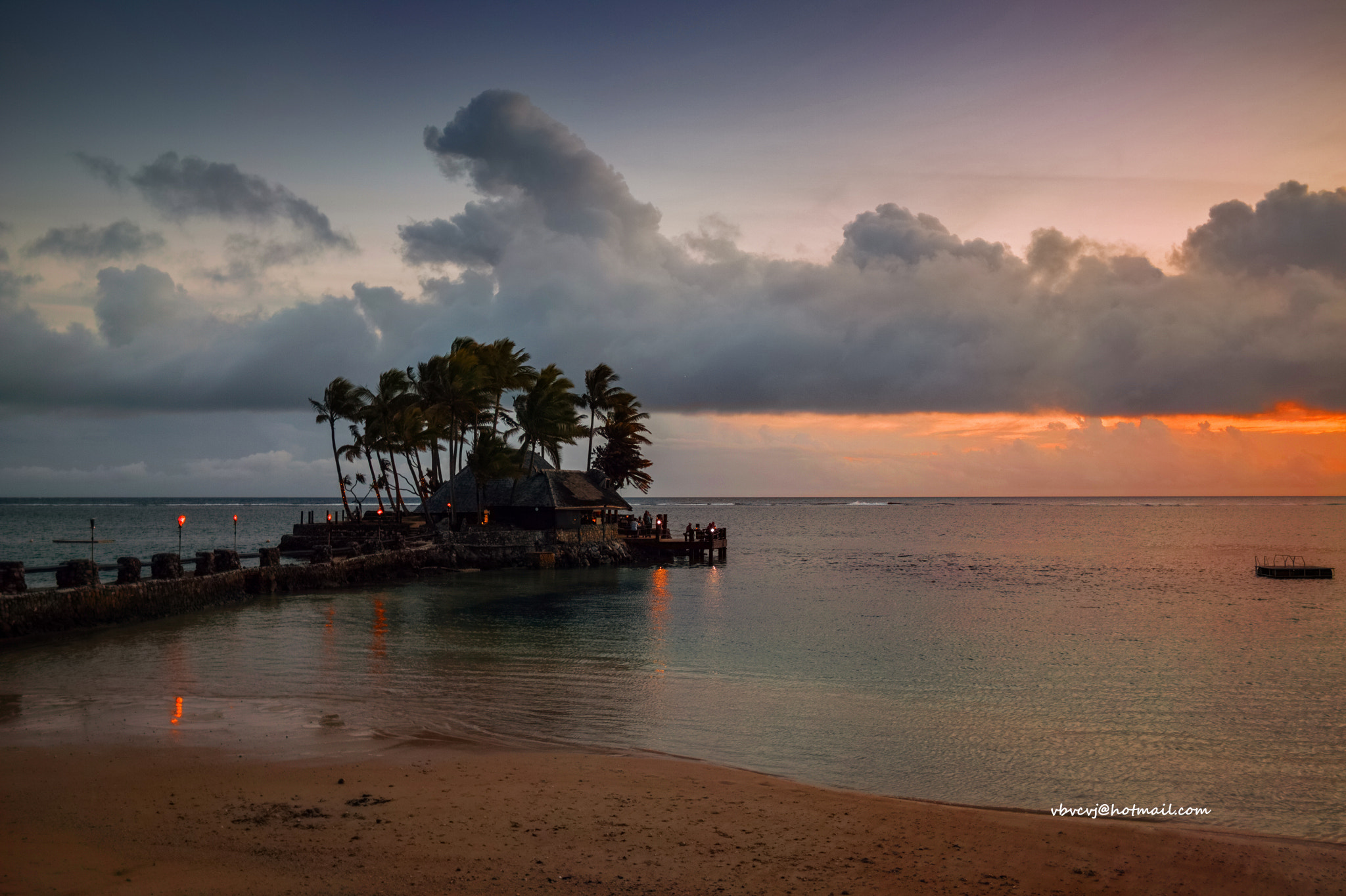 Sigma DP1 Merrill sample photo. Fiji sunset photography