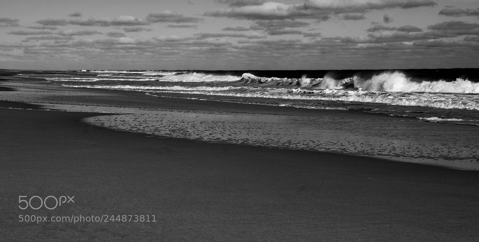Canon EOS 10D sample photo. Waves and clouds photography