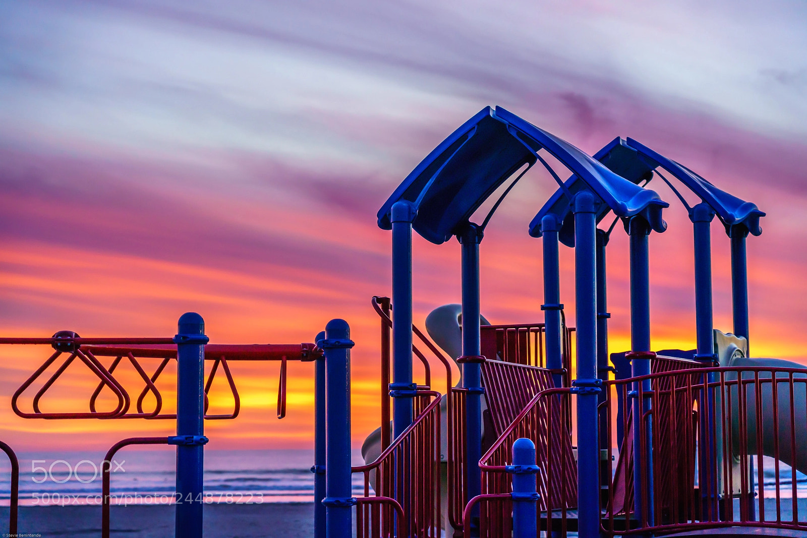 Sony a7R III sample photo. Beach playground photography