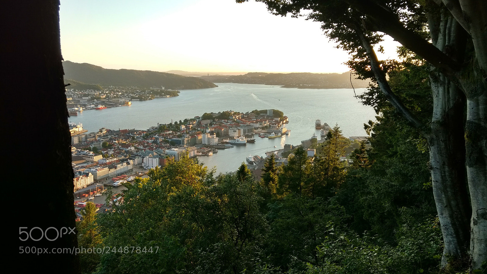 Motorola Moto G (4) sample photo. Sunset over bergen photography