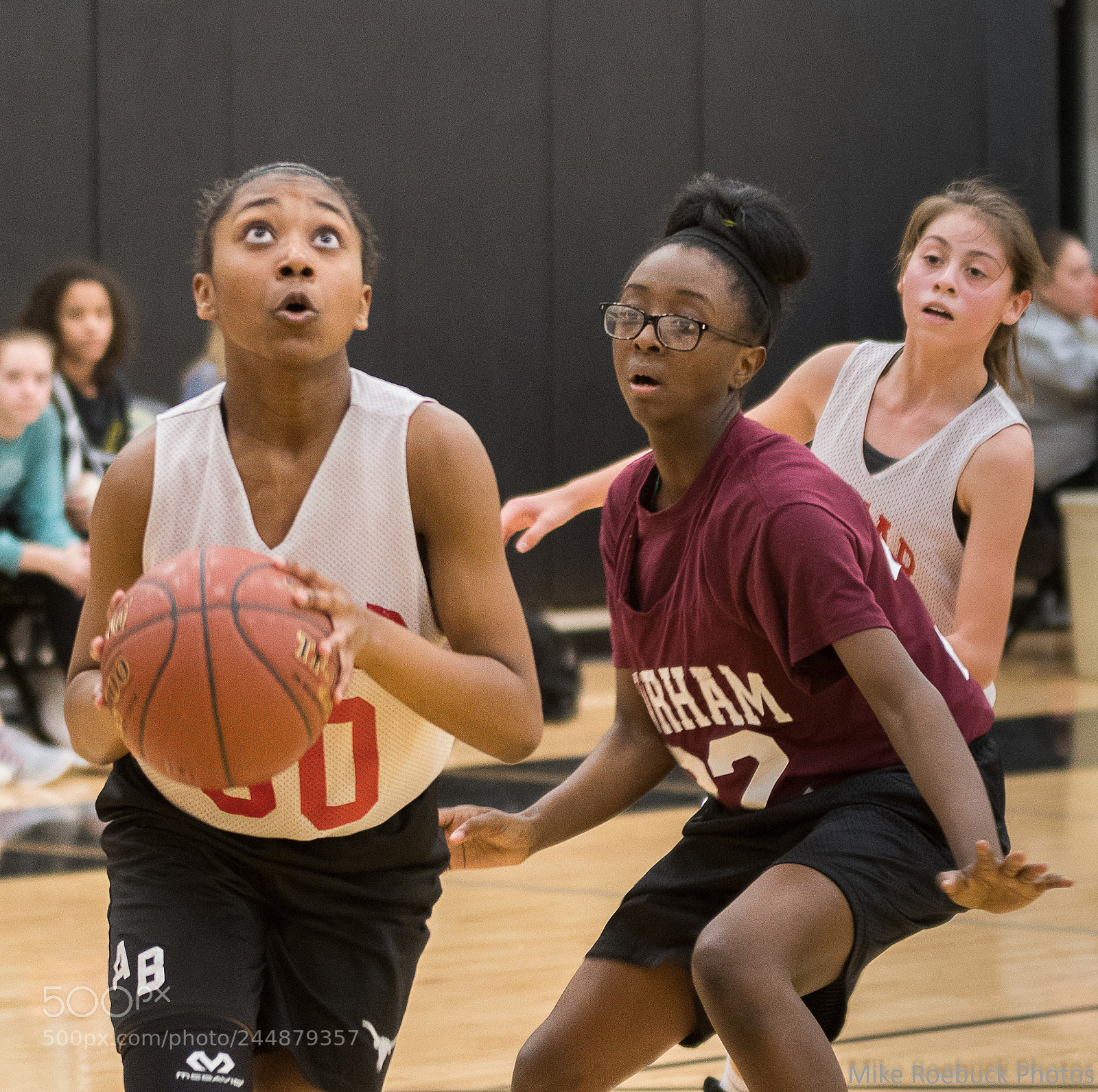 Nikon D500 sample photo. Girls hoops photography