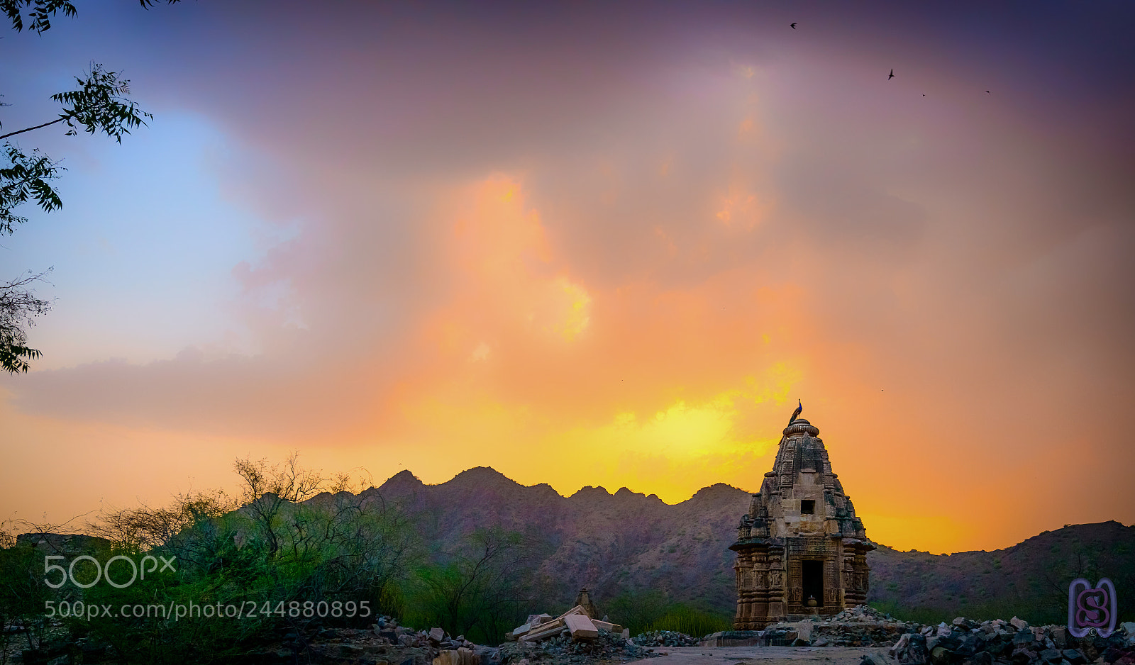 Nikon D800 sample photo. Sunset at kiradu ruins photography