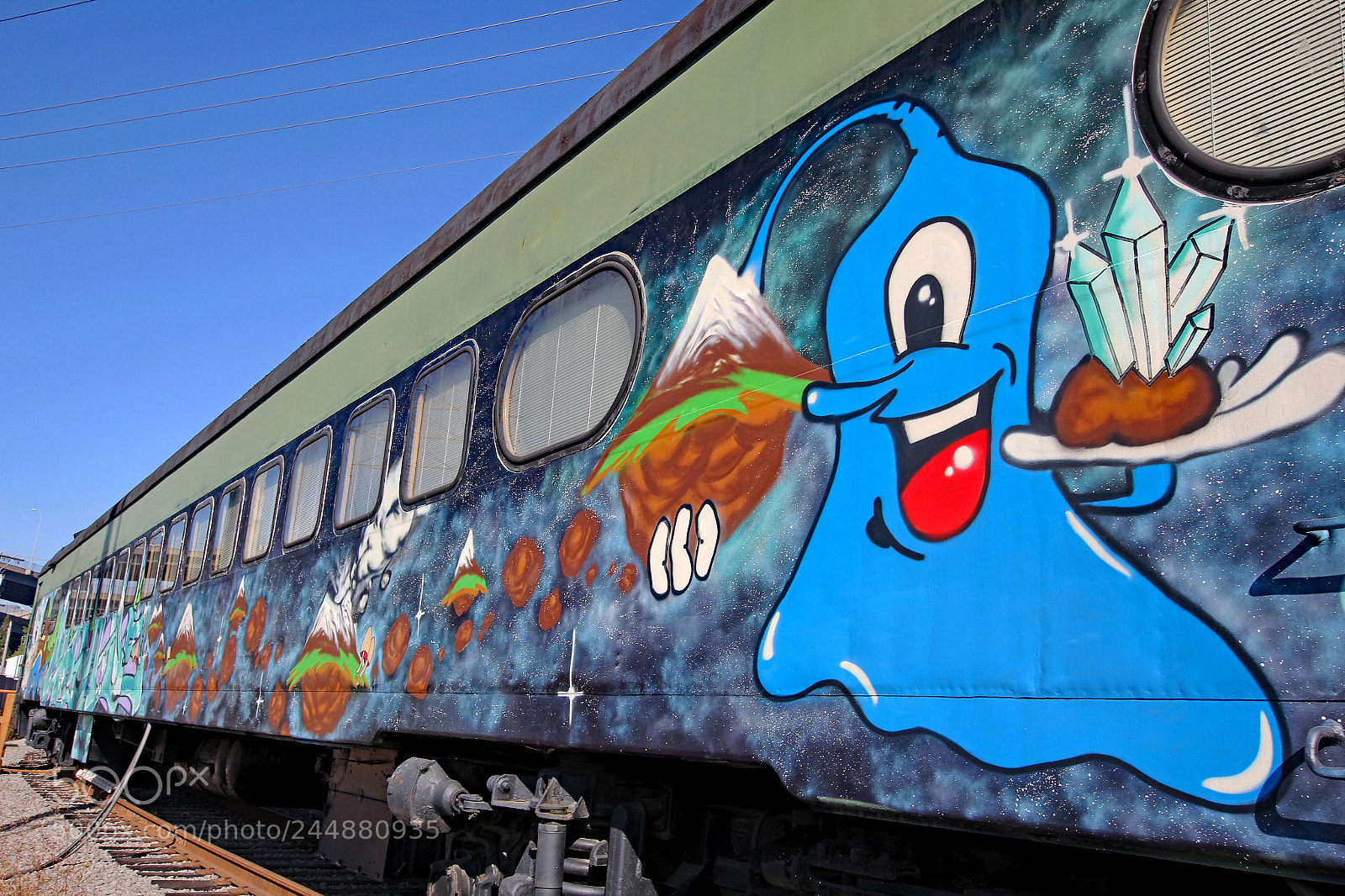 Canon EOS 60D sample photo. Train art photography
