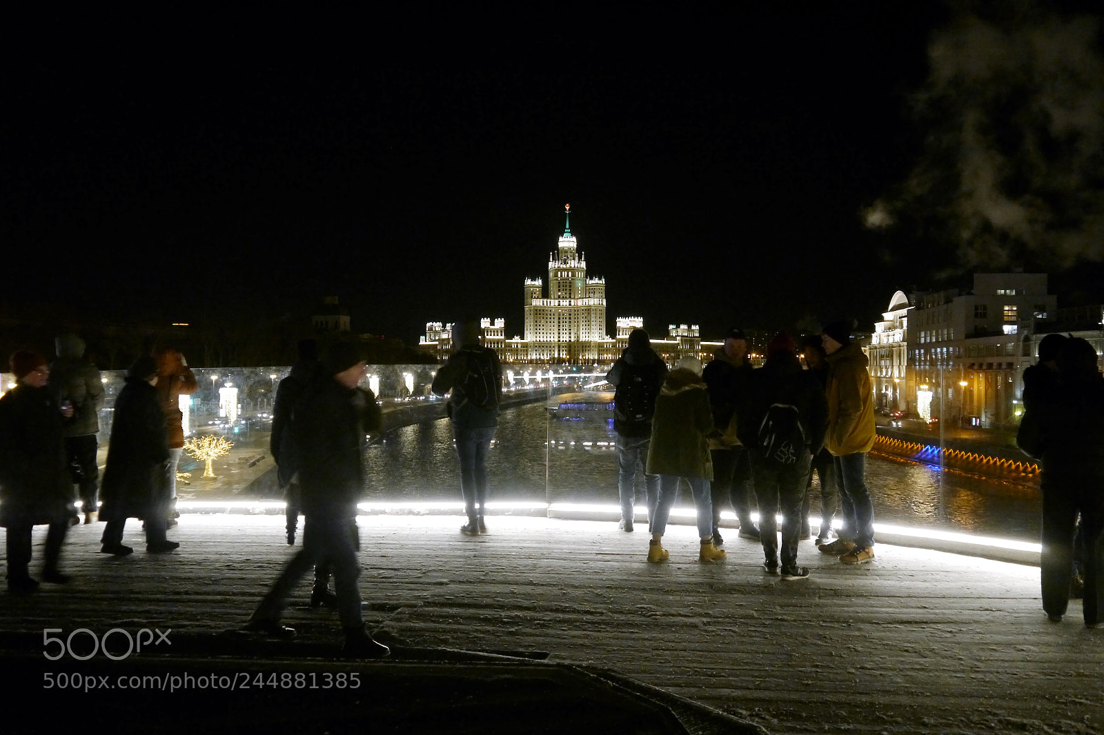 Panasonic Lumix DMC-G5 sample photo. Moscow night photography