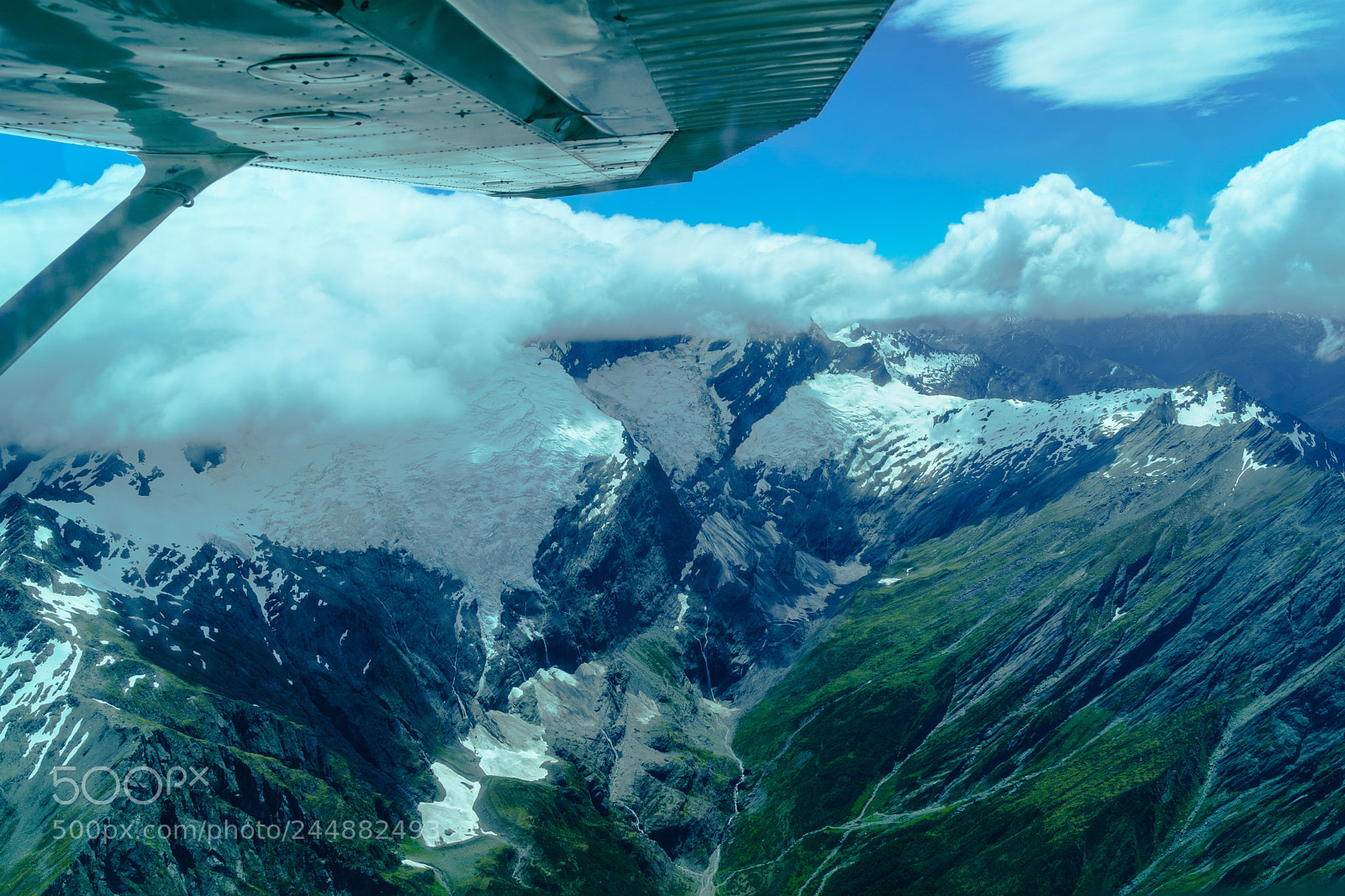 Sony a9 sample photo. Fly over mt aspiring photography