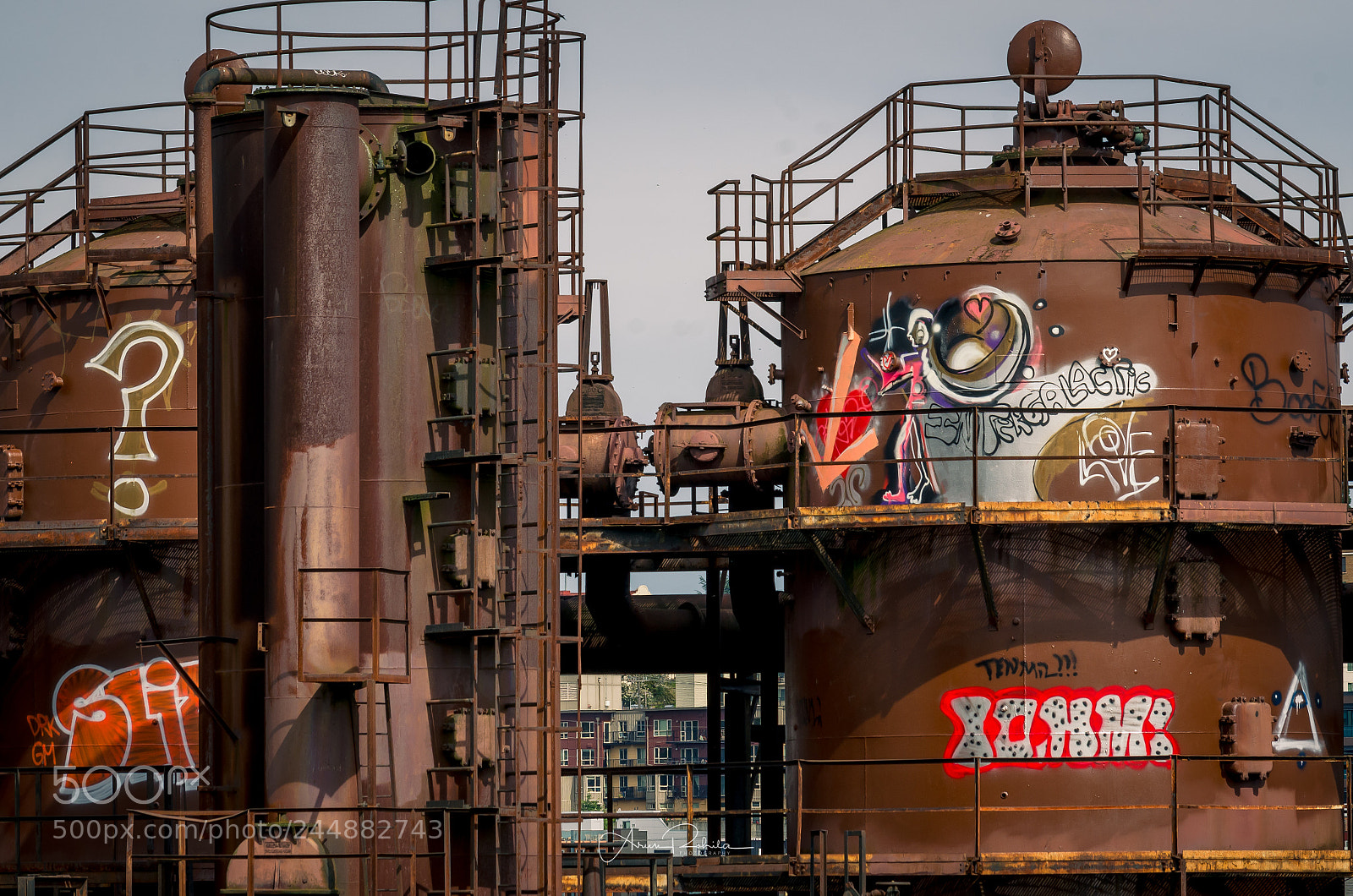 Nikon D5100 sample photo. Gas works park graffiti photography
