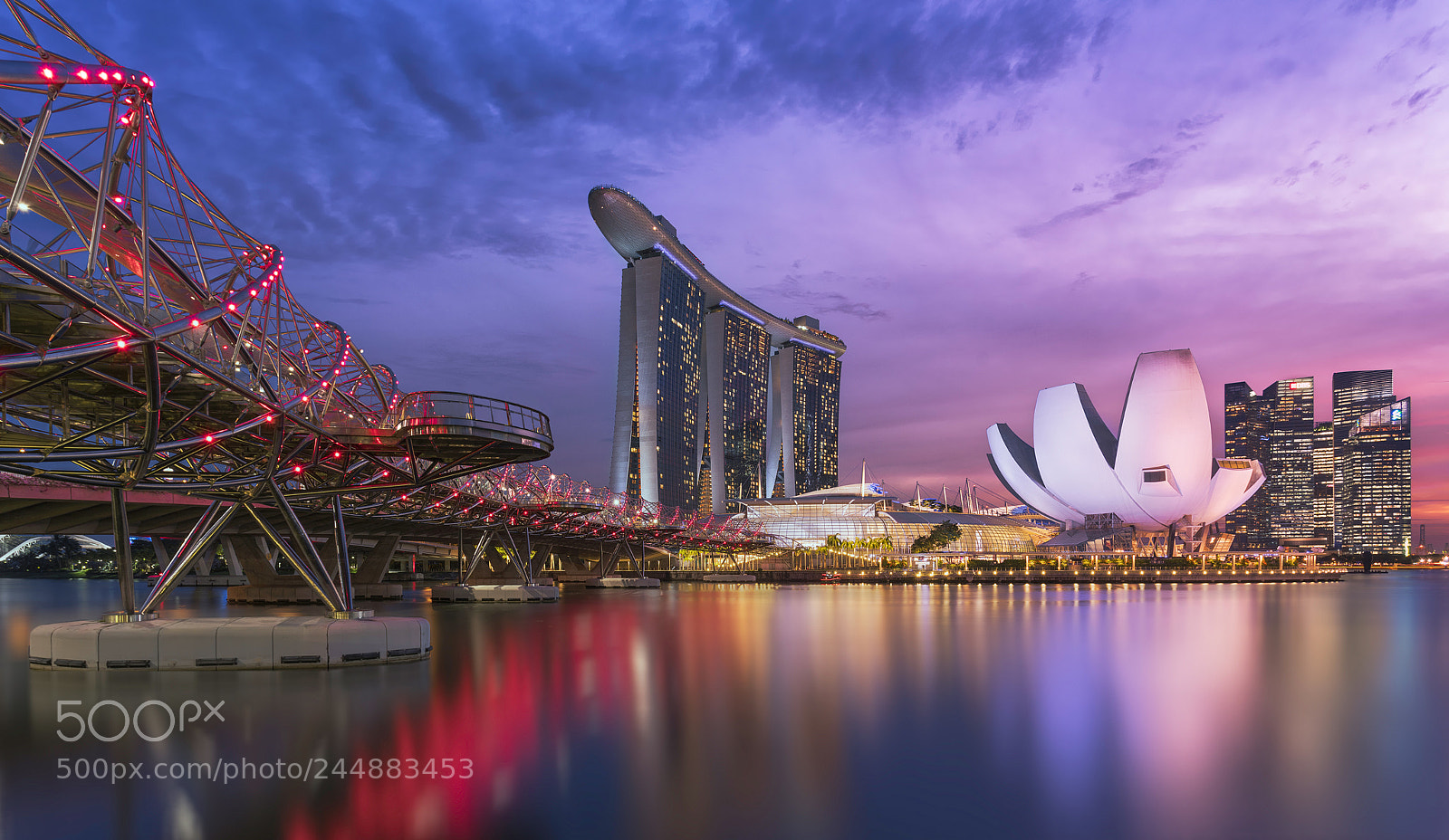 Sony a7R II sample photo. Marina bay, singapore photography