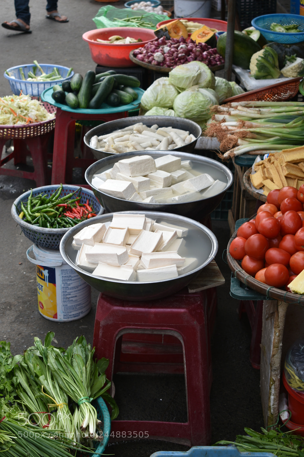 Nikon D3400 sample photo. Street market vegetables in photography