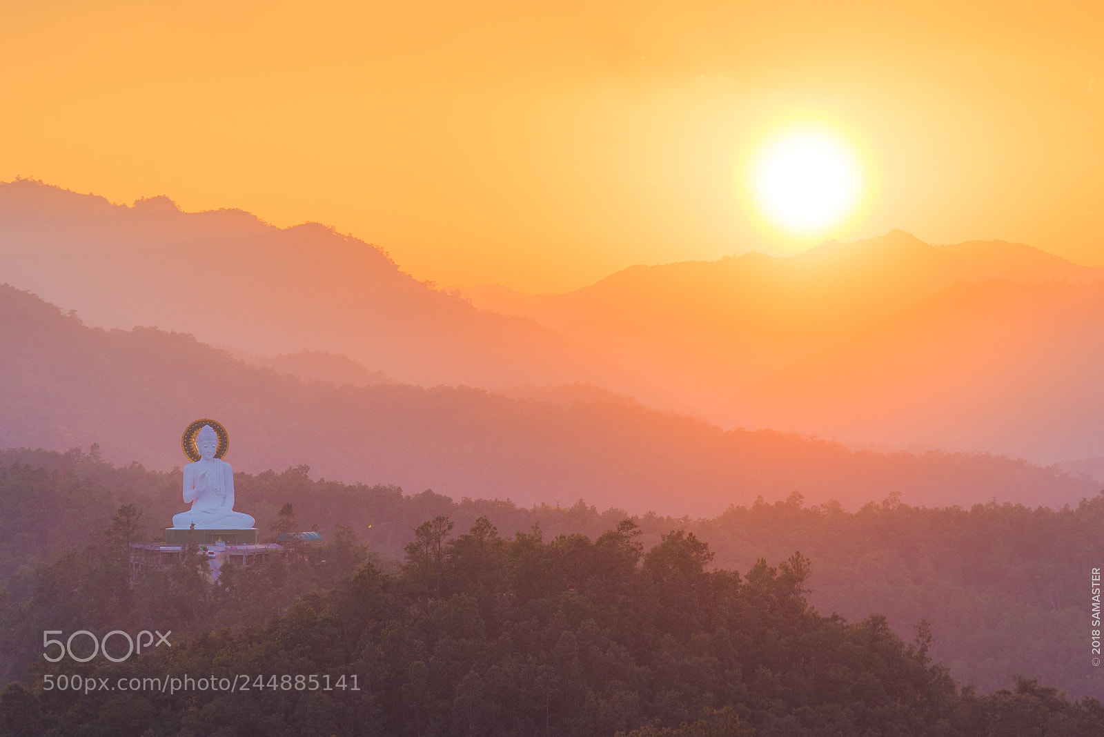 Nikon D610 sample photo. Light of the dhamma photography