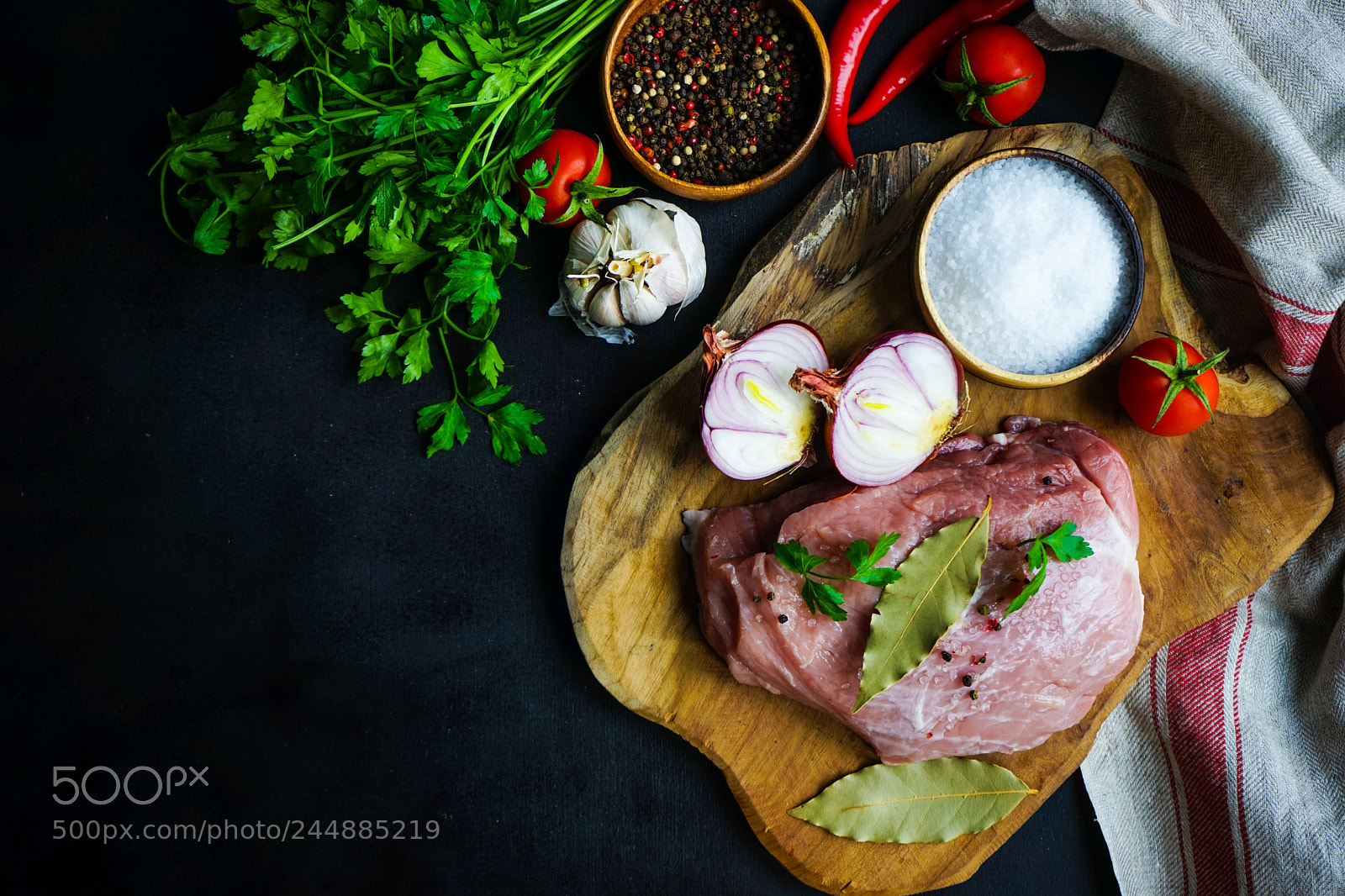 Sony a7 sample photo. Ingredients for souzi dish photography