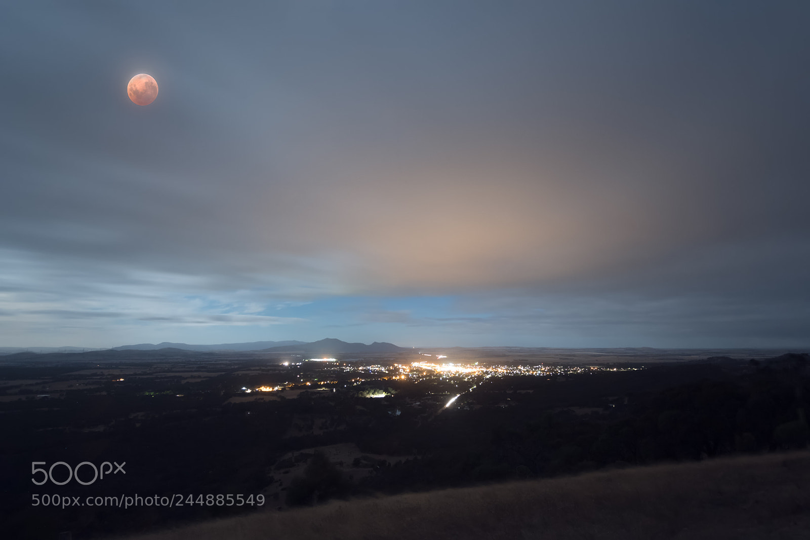 Nikon D500 sample photo. Blood moon over ararat photography