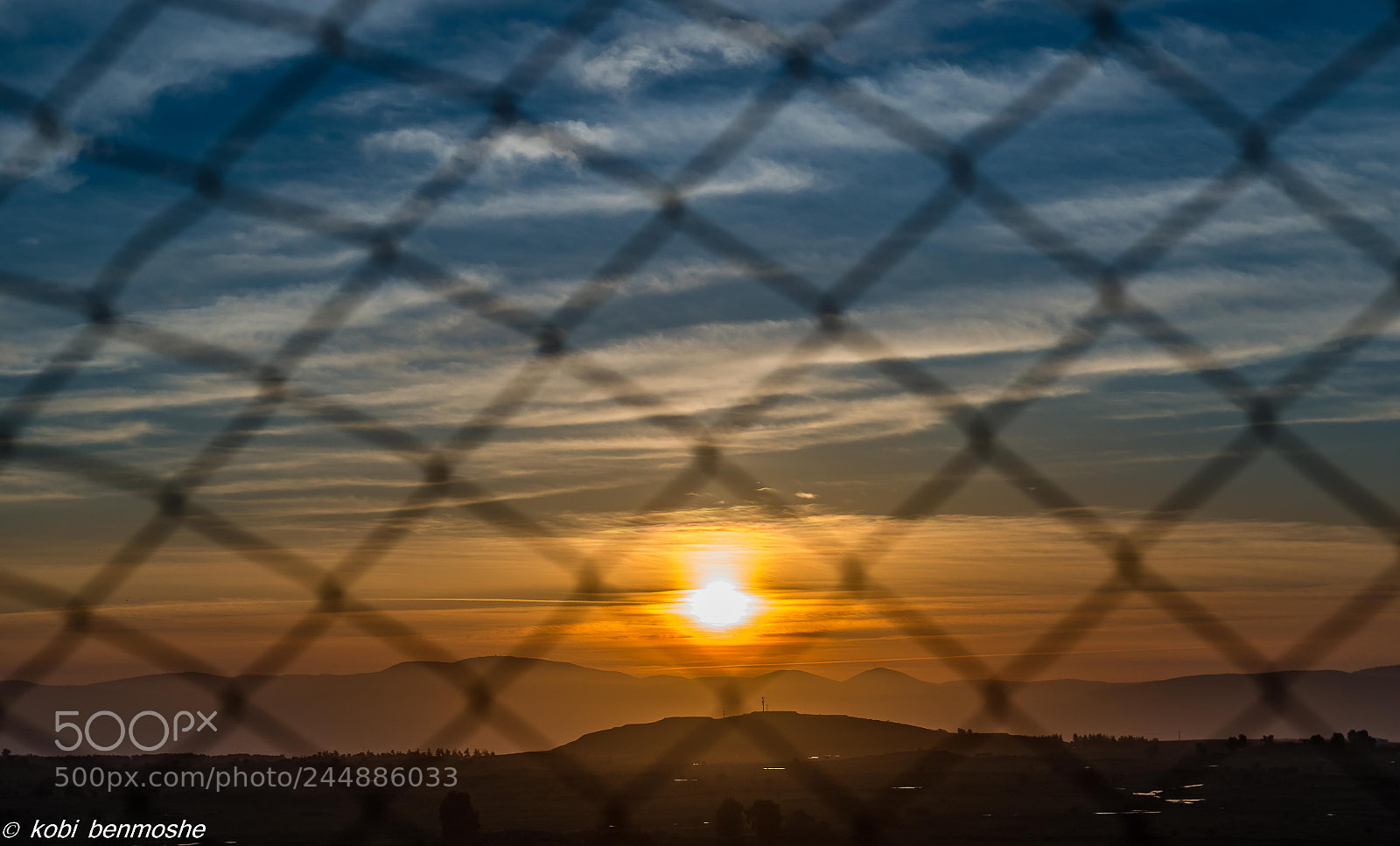 Nikon D800 sample photo. Net sunset photography