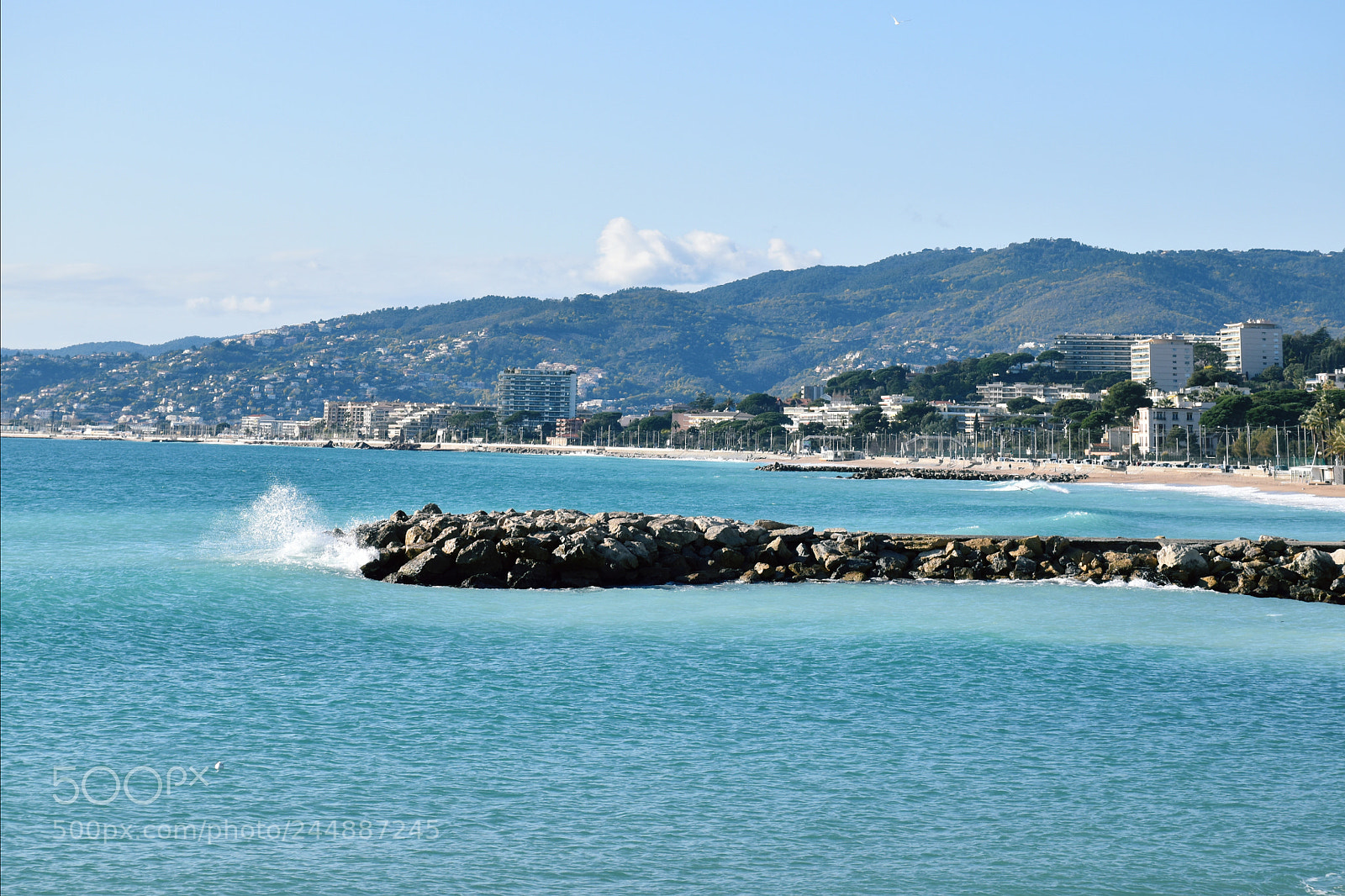Nikon D5600 sample photo. Cannes beach photography