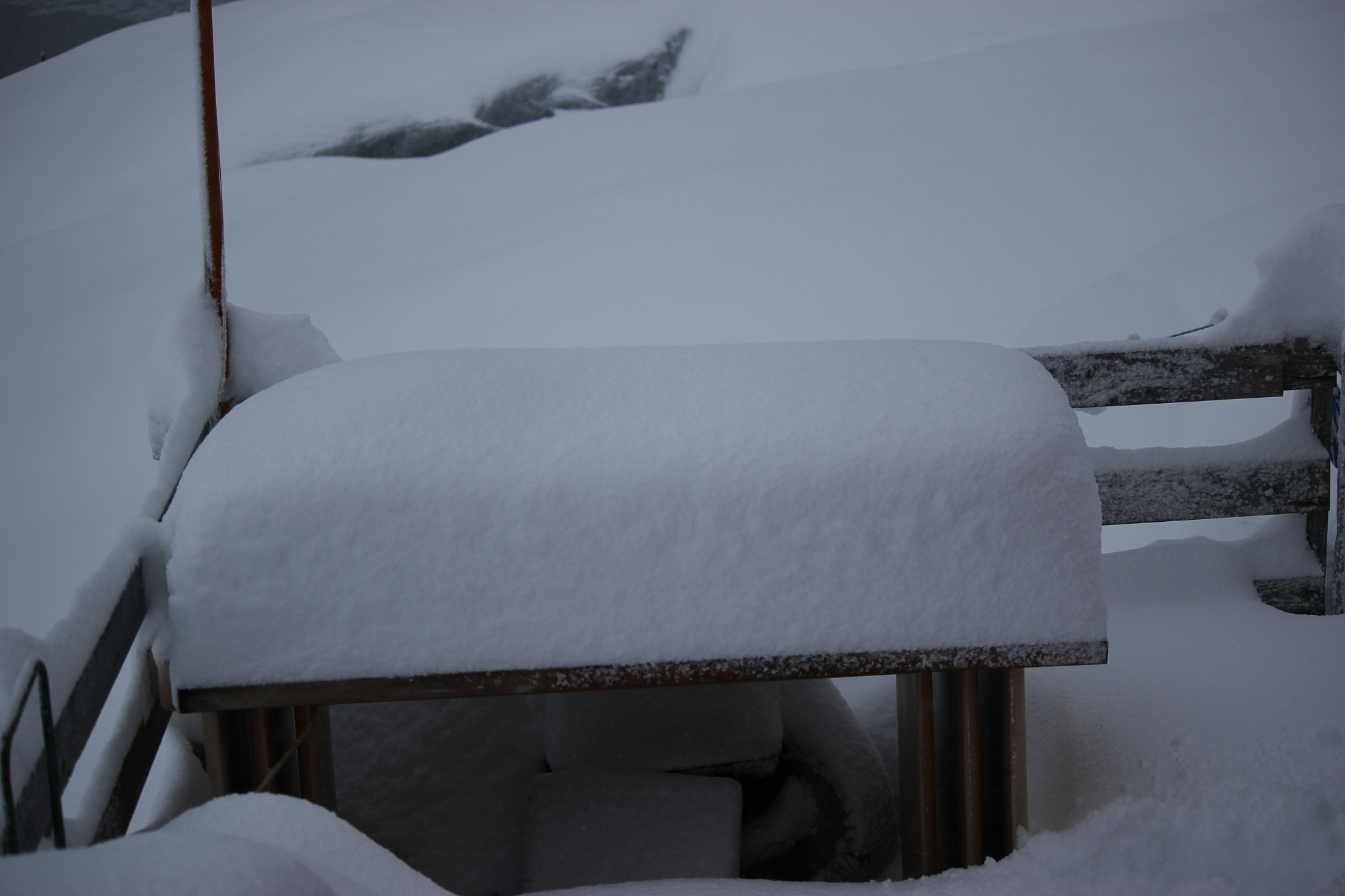 Canon EF-S 55-250mm F4-5.6 IS II sample photo. Snow photography