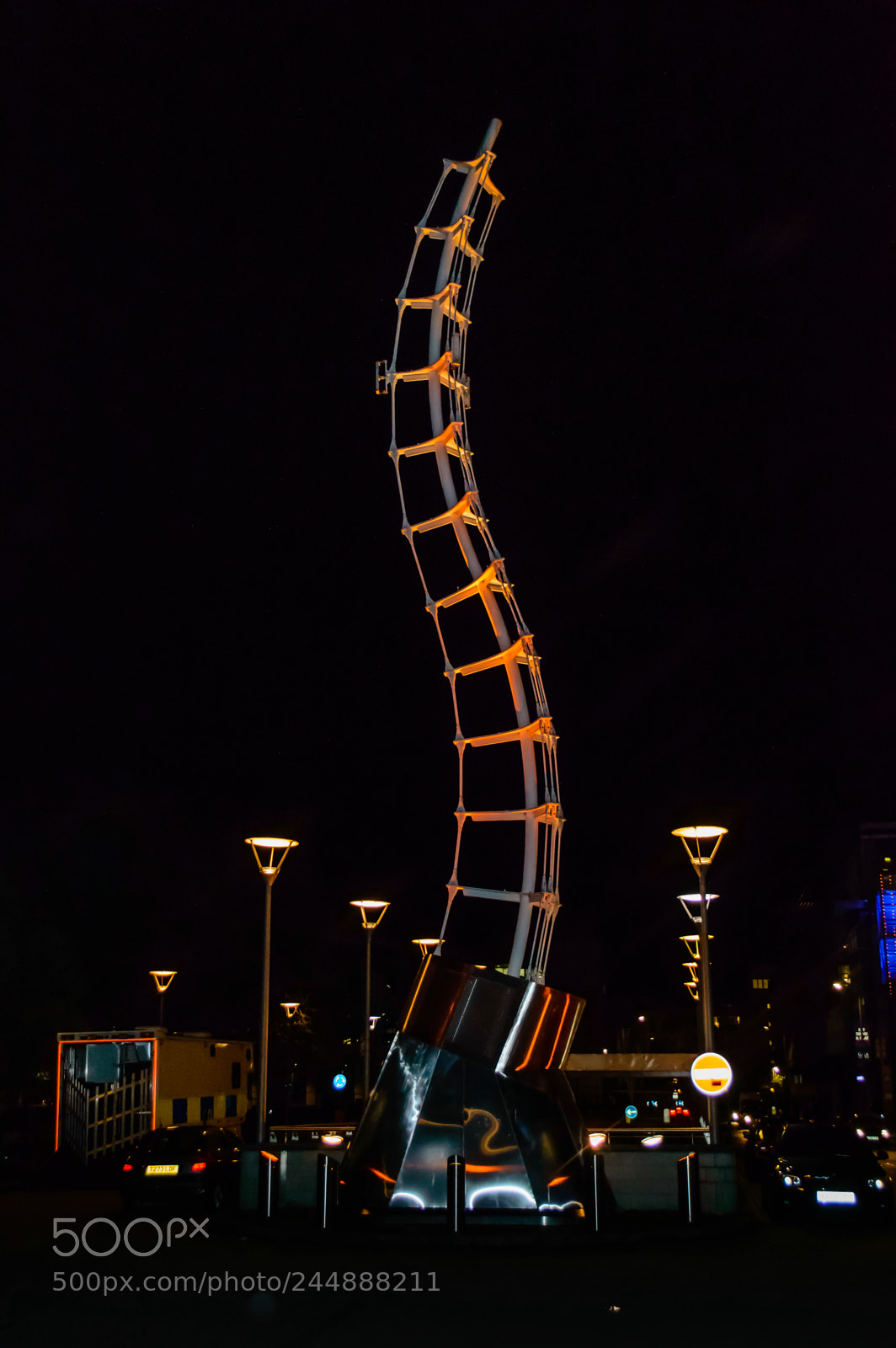 Nikon D3200 sample photo. Light sculpture photography