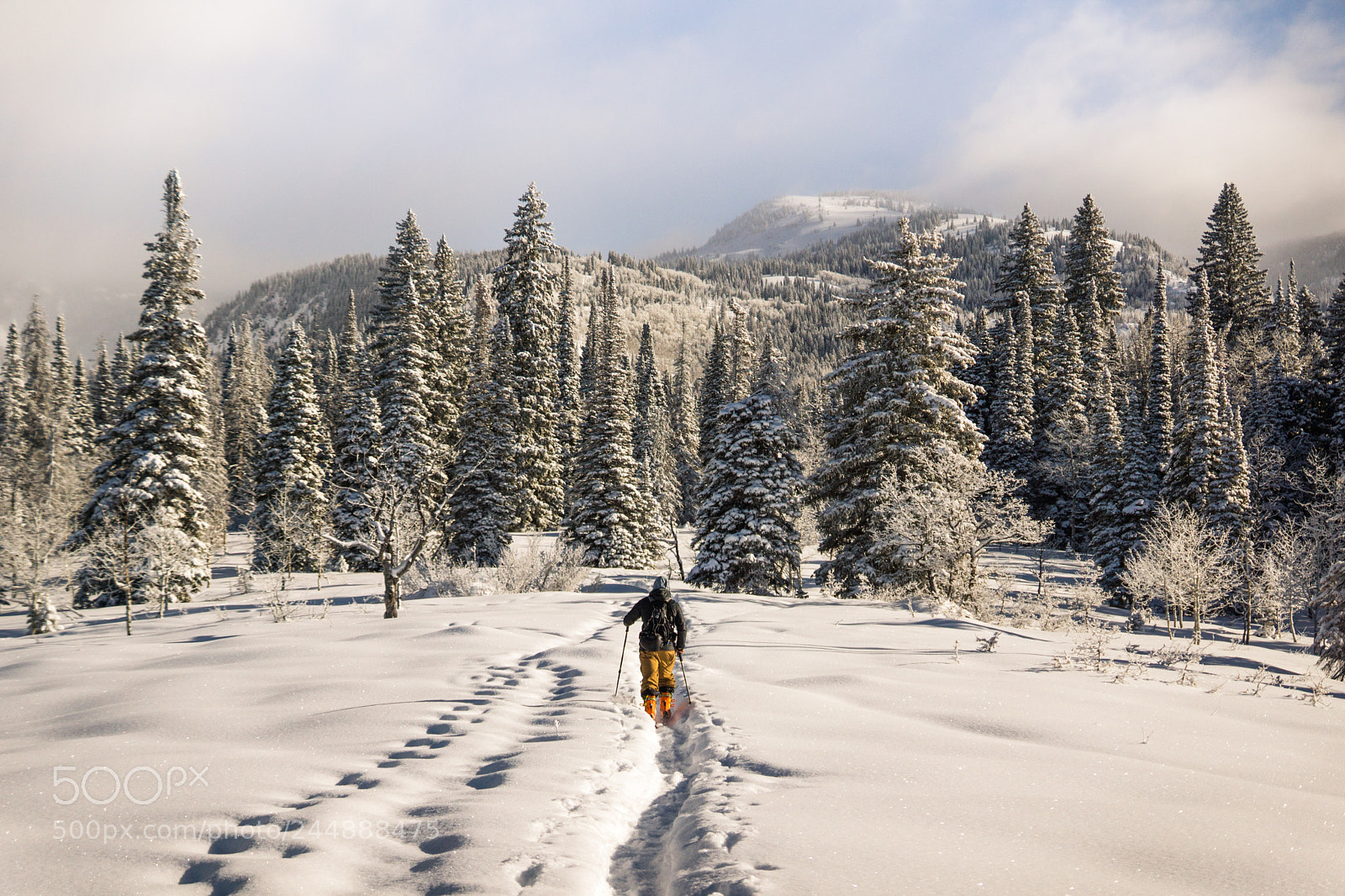 Sony SLT-A77 sample photo. Backcountry skiing photography
