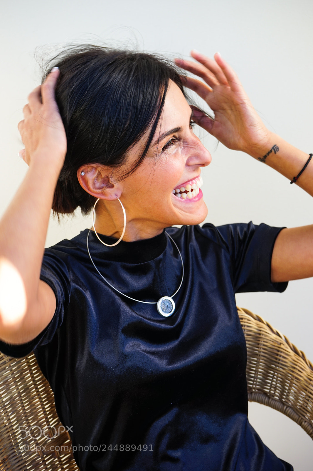 Sony a7 sample photo. Stylish brunette woman photography