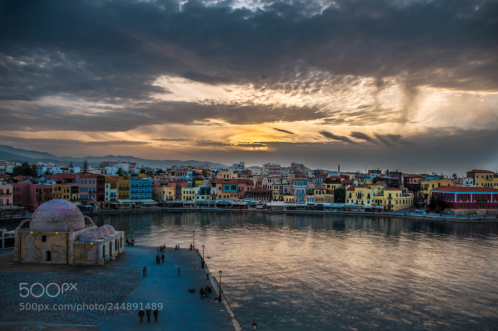 Nikon D300 sample photo. Chania old marine photography