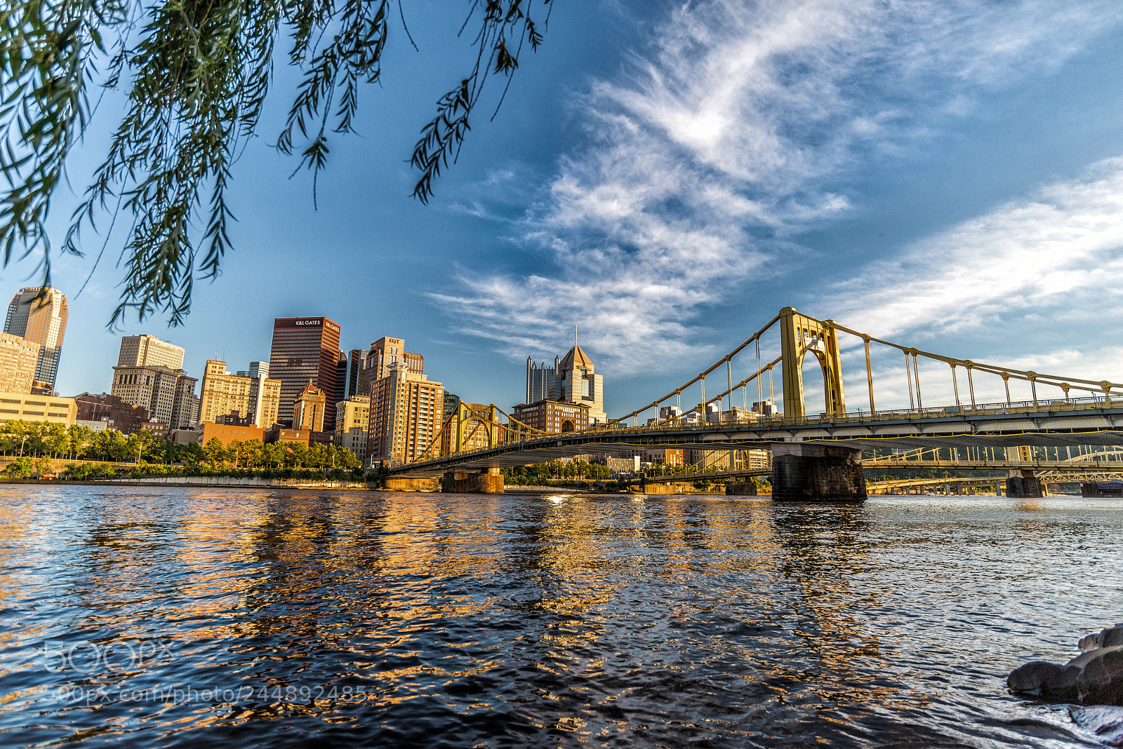 Nikon D610 sample photo. Golden hour in pittsburgh photography