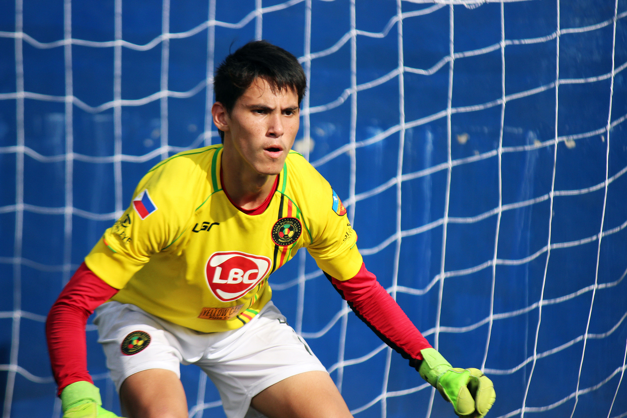 Canon EF-S 55-250mm F4-5.6 IS sample photo. Goal keeper photography