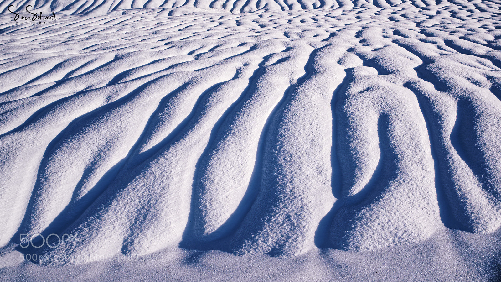 Pentax K-1 sample photo. Snow art photography