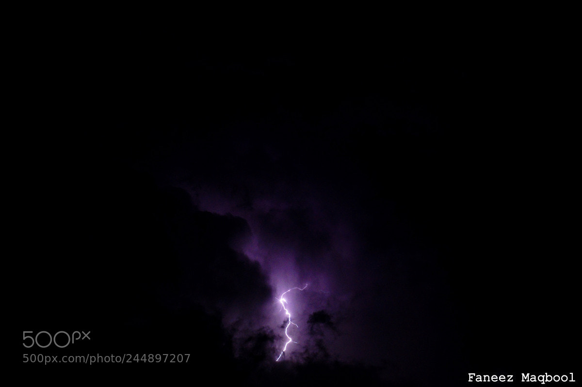 Sony SLT-A58 sample photo. Thunderstruck photography