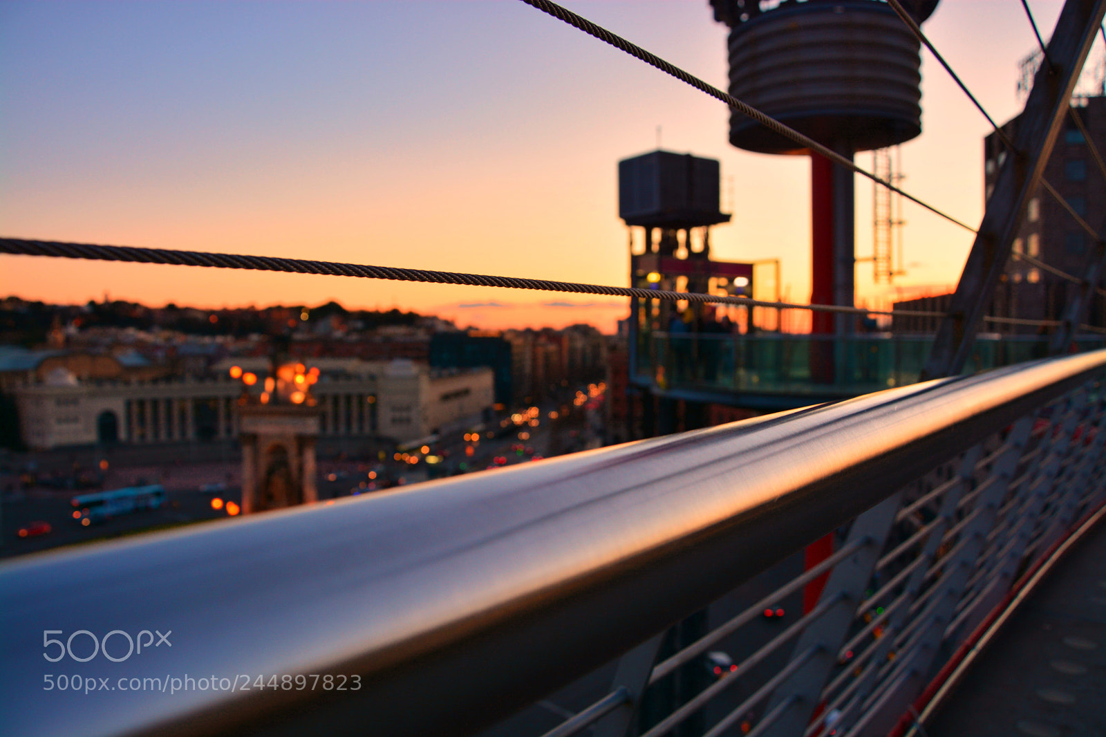 Nikon D7100 sample photo. Ocaso en plaza espa photography