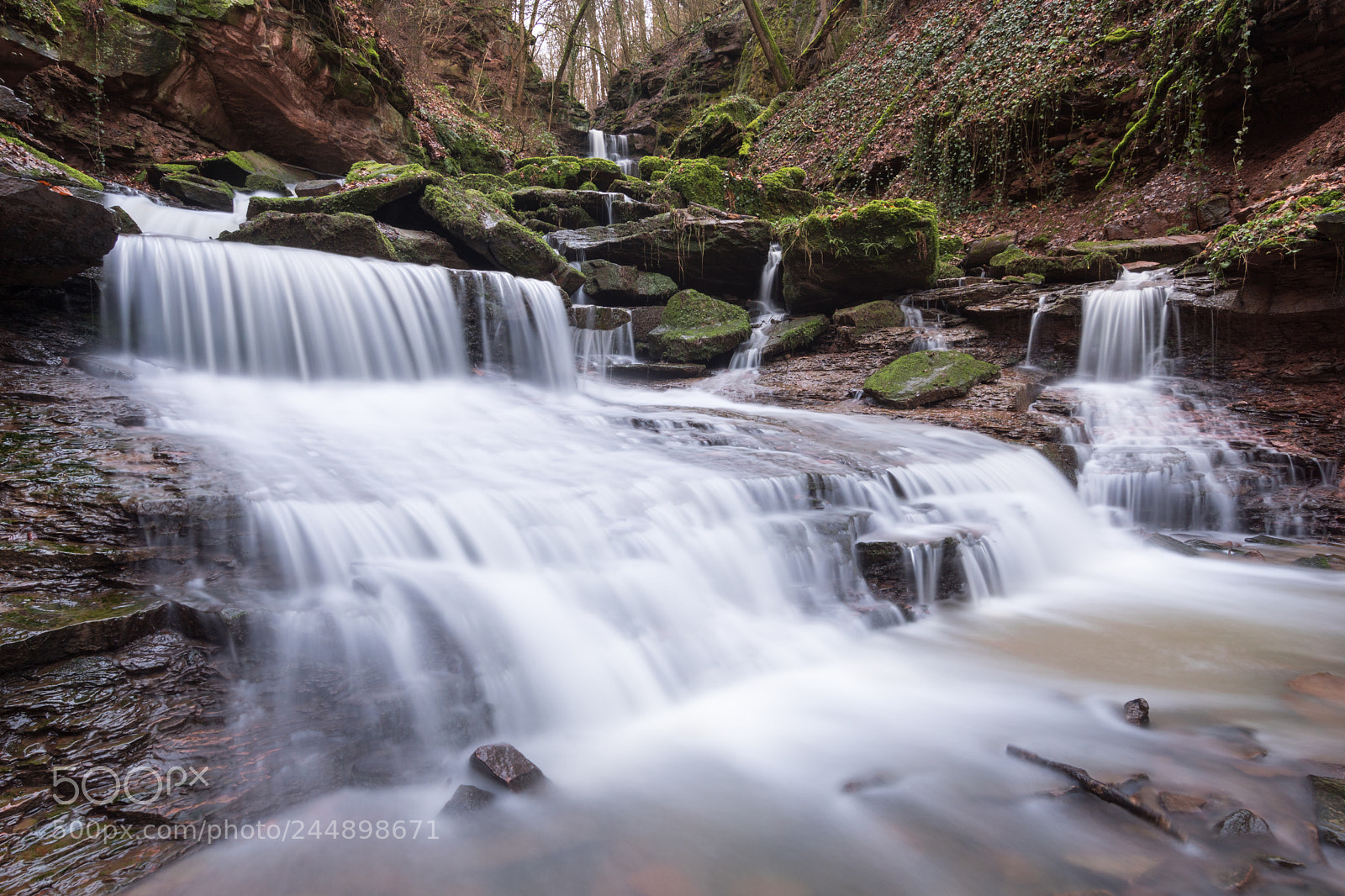 Sony ILCA-77M2 sample photo. Klingelbach waterfall cascades photography