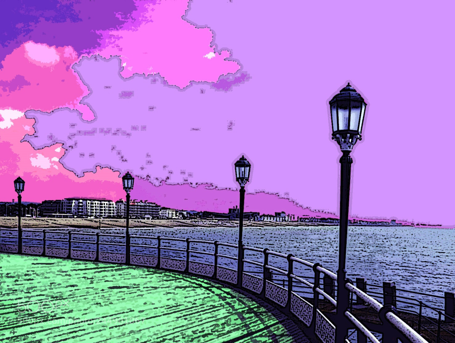 Panasonic Lumix DMC-ZS30 (Lumix DMC-TZ40) sample photo. Worthing pier photography