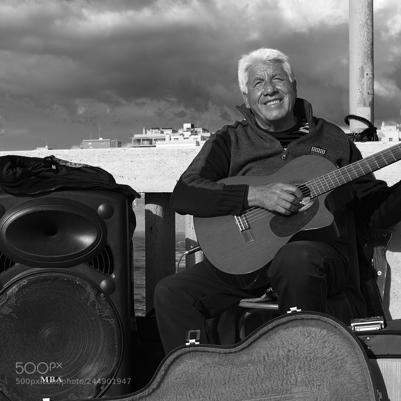 Nikon D600 sample photo. Smiling white hair photography