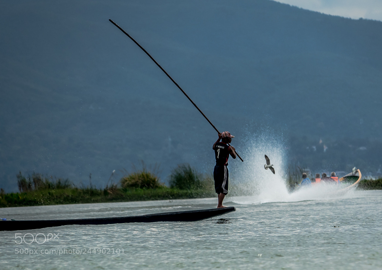 Sony Cyber-shot DSC-RX10 III sample photo. Fisherman. lake inle. myanmar photography