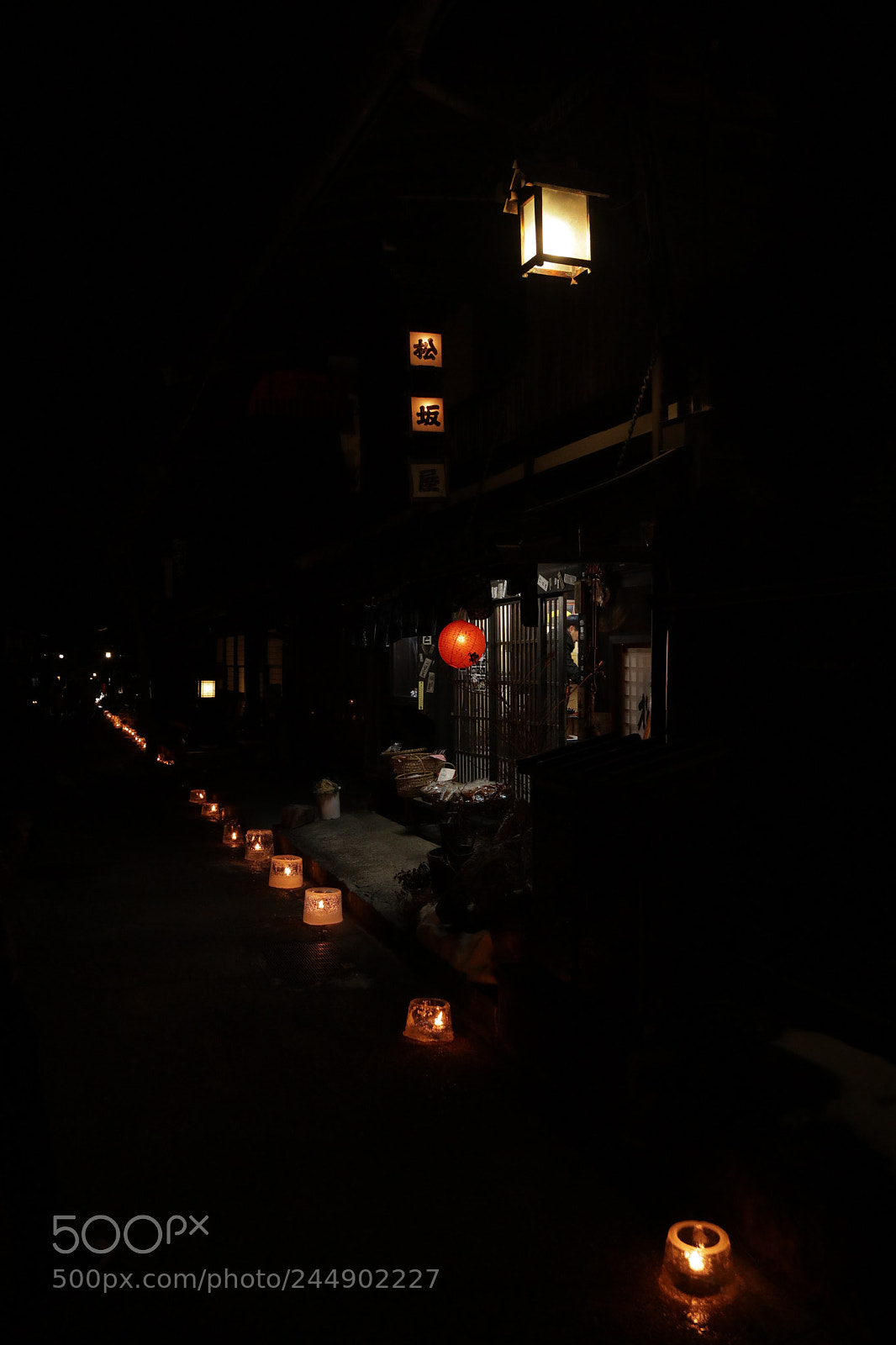 Canon EOS M5 sample photo. 奈良井宿 ice candle photography