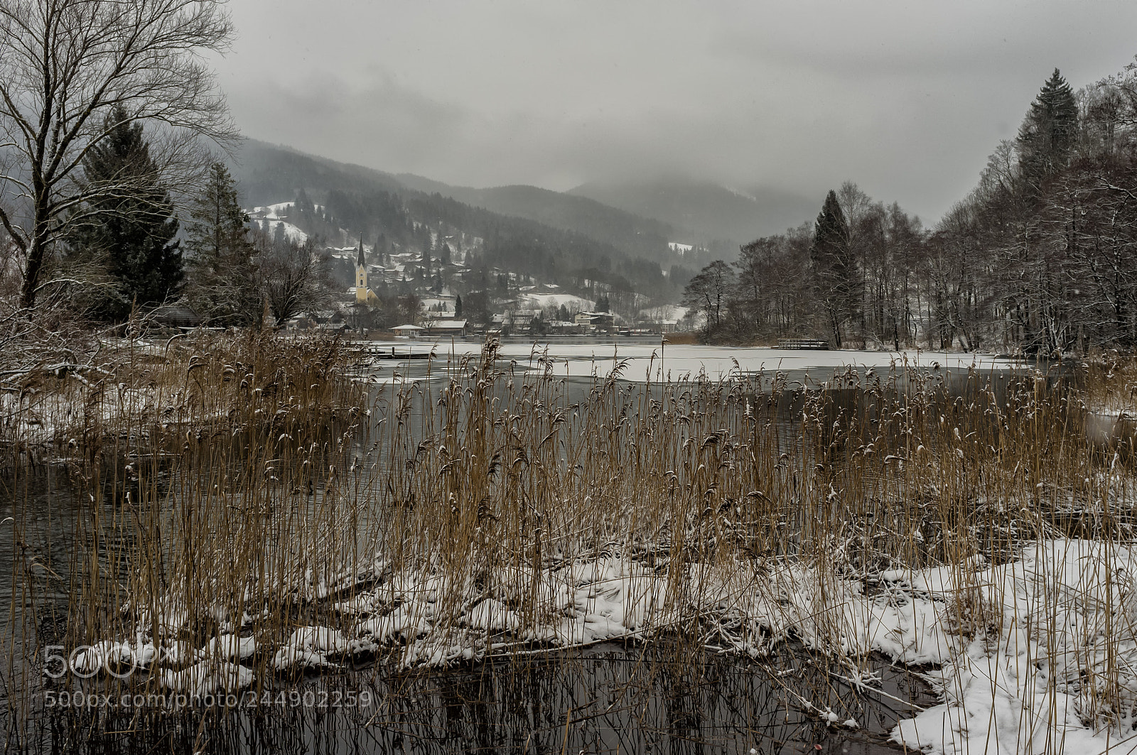 Fujifilm FinePix X100 sample photo. Schliersee lakeview photography