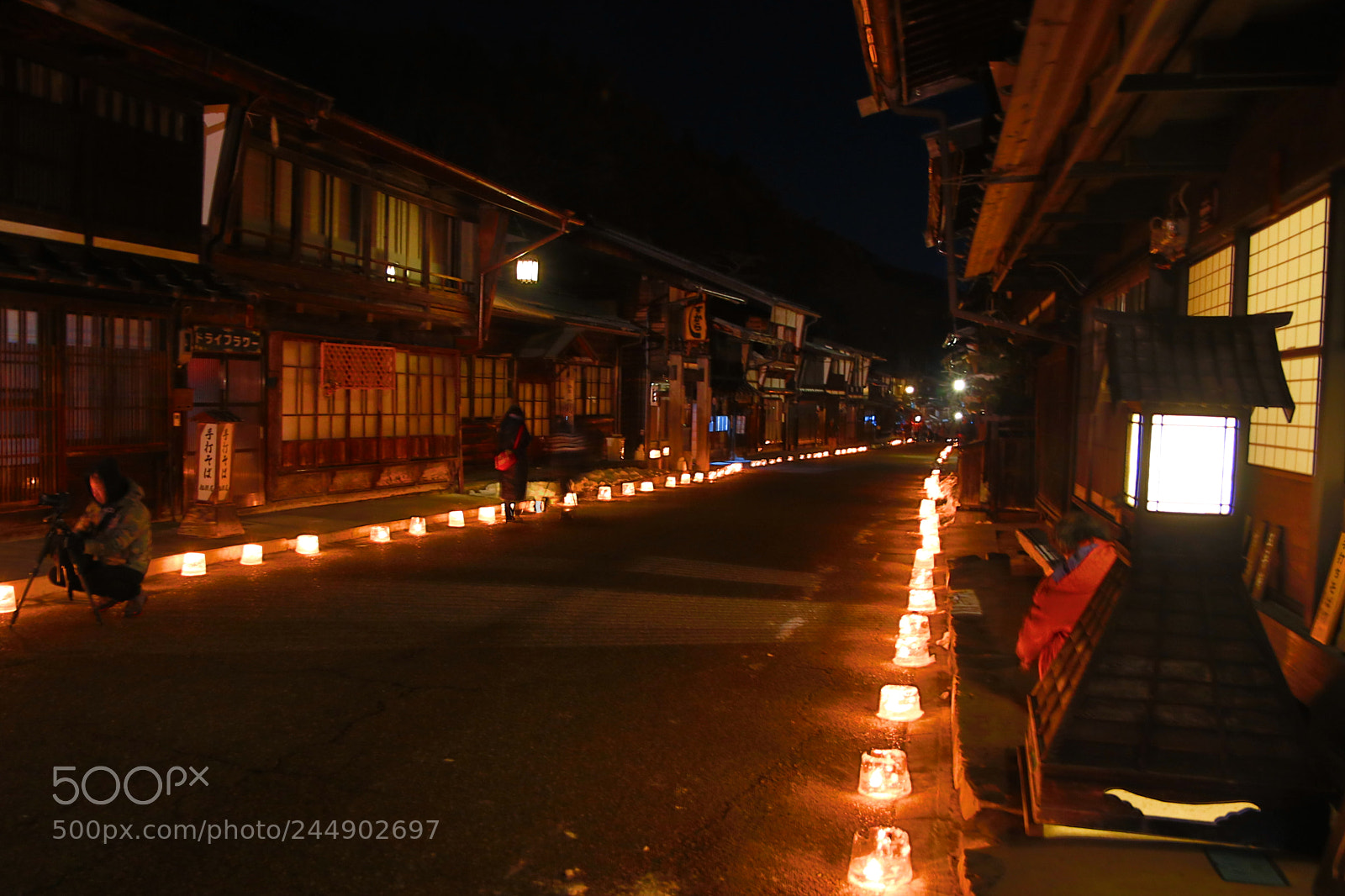 Canon EOS M5 sample photo. 奈良井宿 ice candle photography
