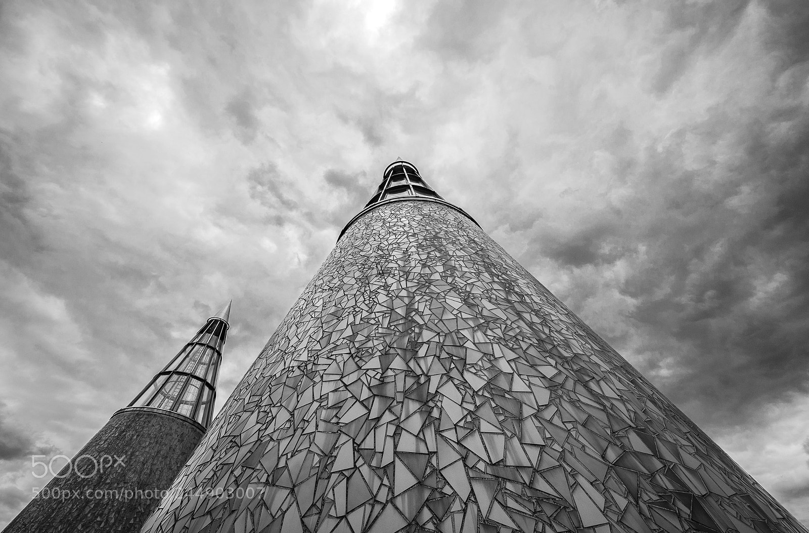 Nikon D700 sample photo. Spires in the clouds photography