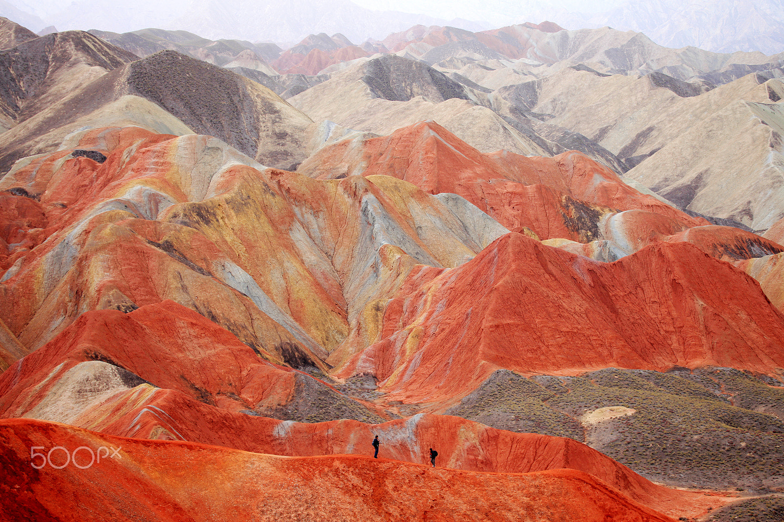 Canon EOS 5D Mark II + Canon EF 100-400mm F4.5-5.6L IS USM sample photo. The colorful hills photography