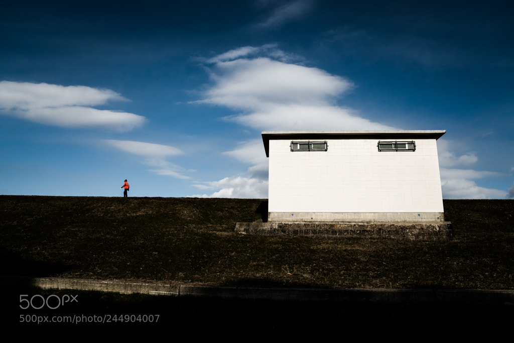 Sony a7R II sample photo. The white building photography