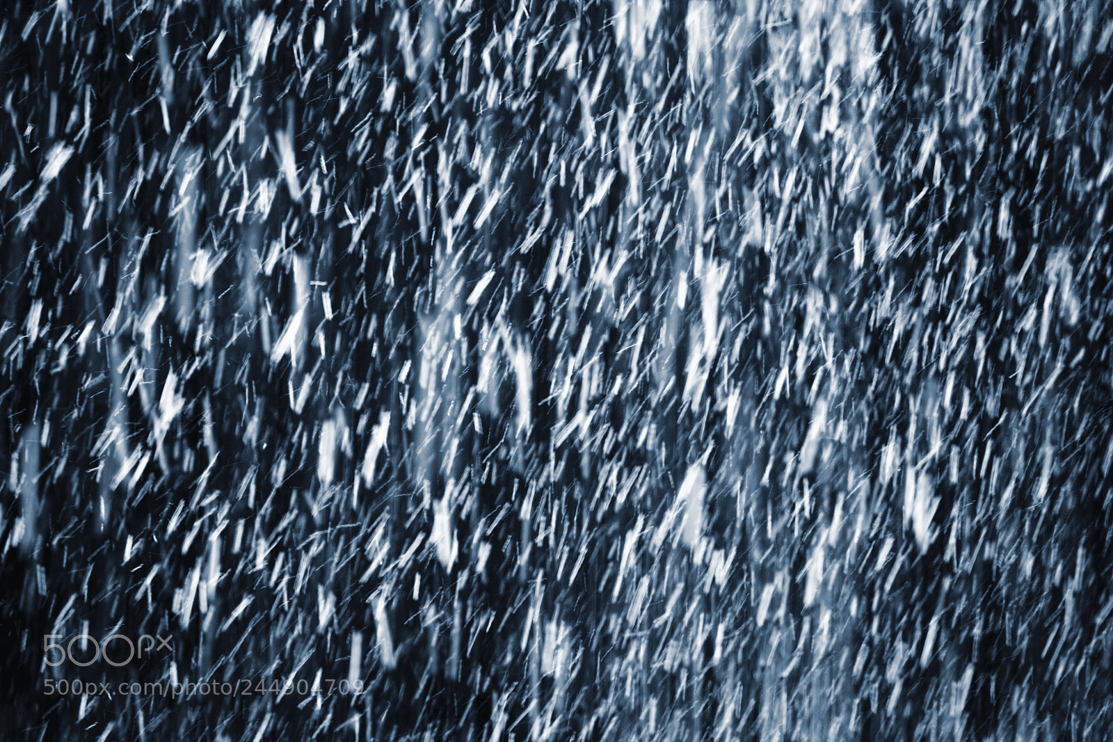 Nikon D5500 sample photo. Blurry snow falls photography