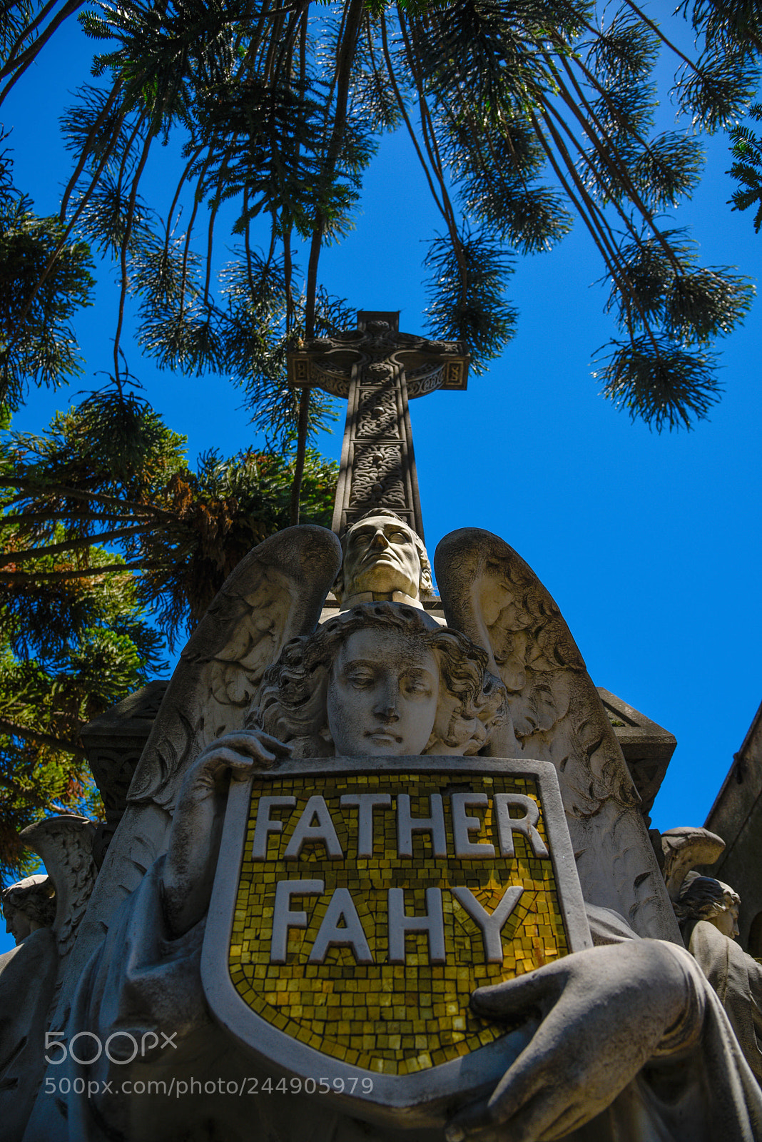 Nikon D810 sample photo. Recoleta cemetery monument photography