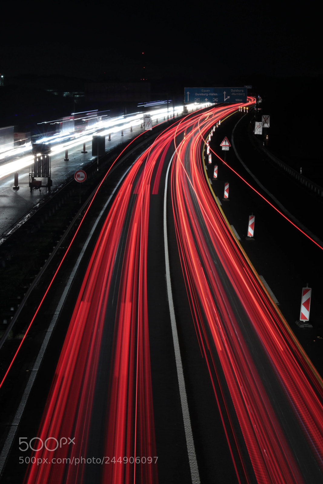 Canon EOS 80D + Canon EF 50mm F1.8 STM sample photo. Highway at night photography