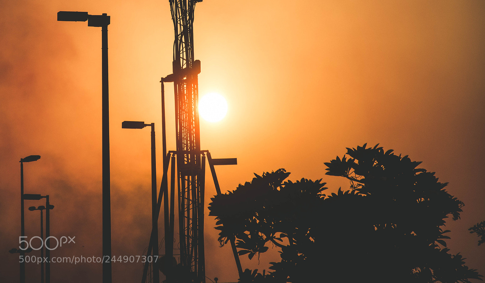 Nikon D7100 sample photo. Hazy sunset photography
