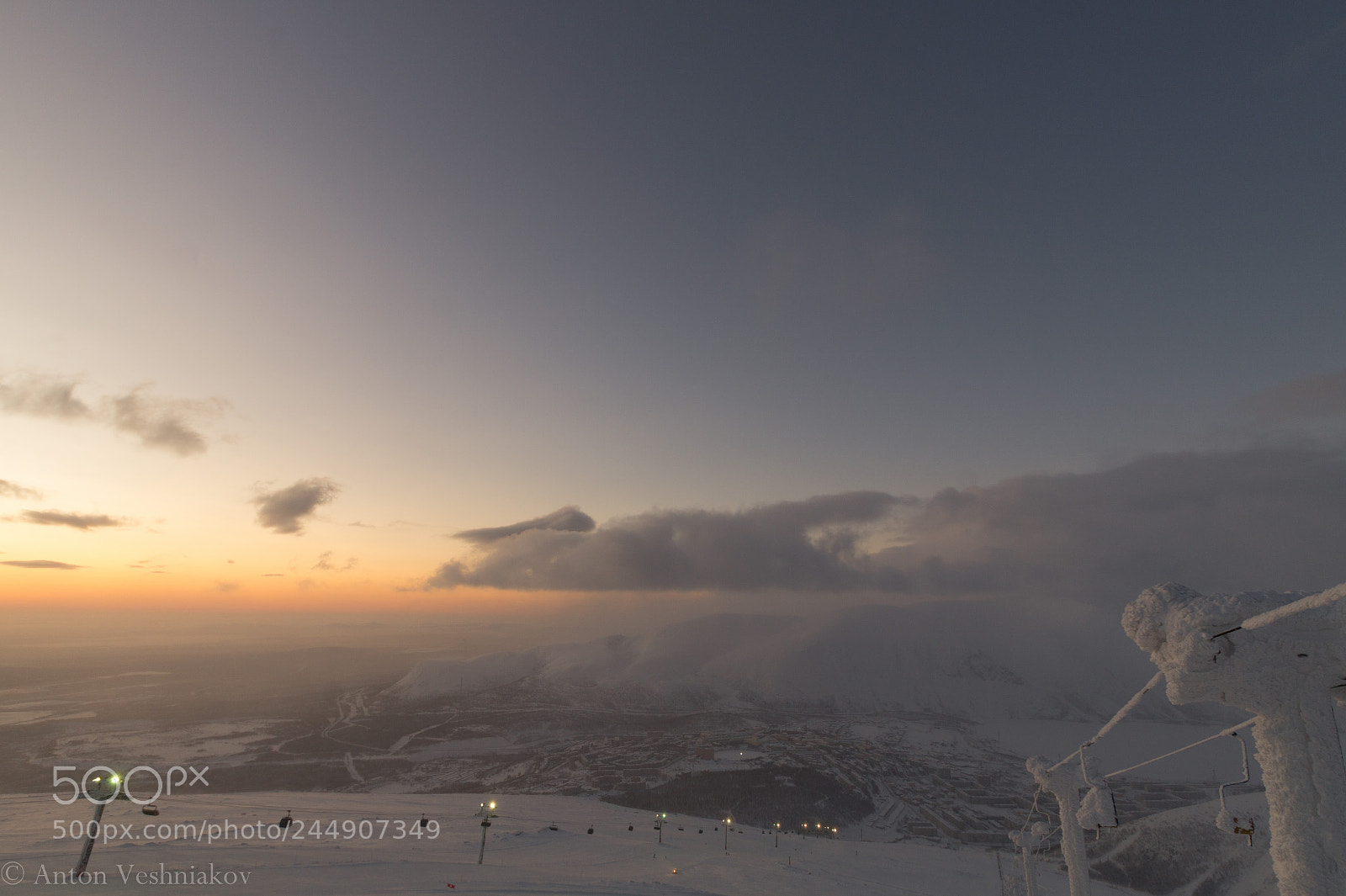 Sony SLT-A58 sample photo. Sunset on the khibiny photography