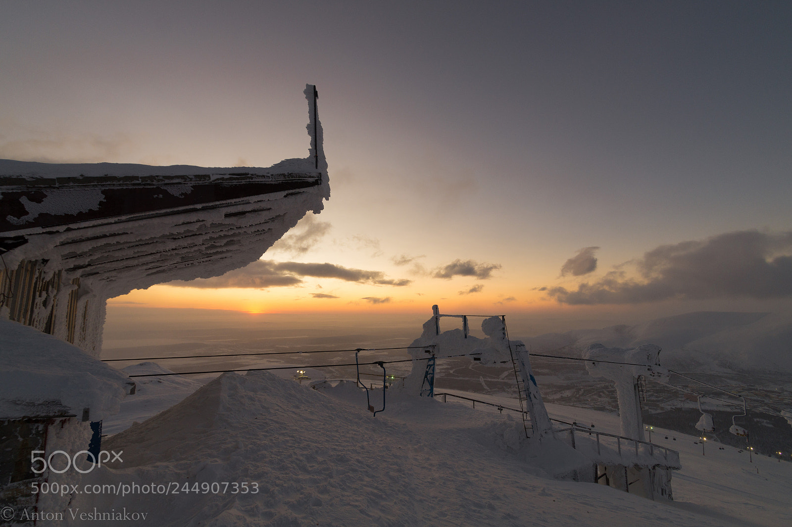 Sony SLT-A58 sample photo. Sunset on the khibiny photography